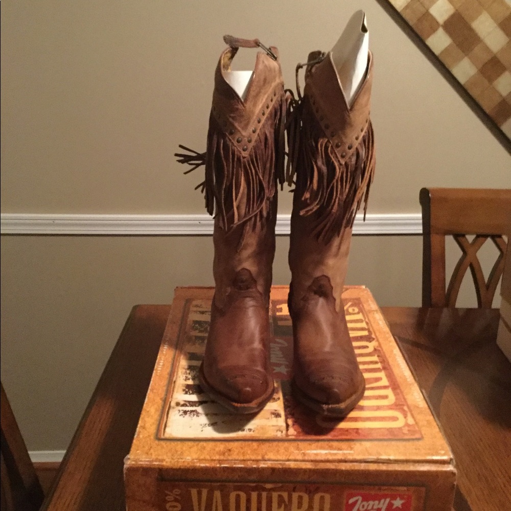 100% Vaquero Tony Lama Cowgirl Boots